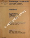 Passenger Timetable Easter Holiday Alterations, Eastern Mainline Services - London King's Cross, East Midlands, Lincolnshire, Northern England, Thursday to Tuesday 19 April to 24 April 1973 by British Railways Eastern Region